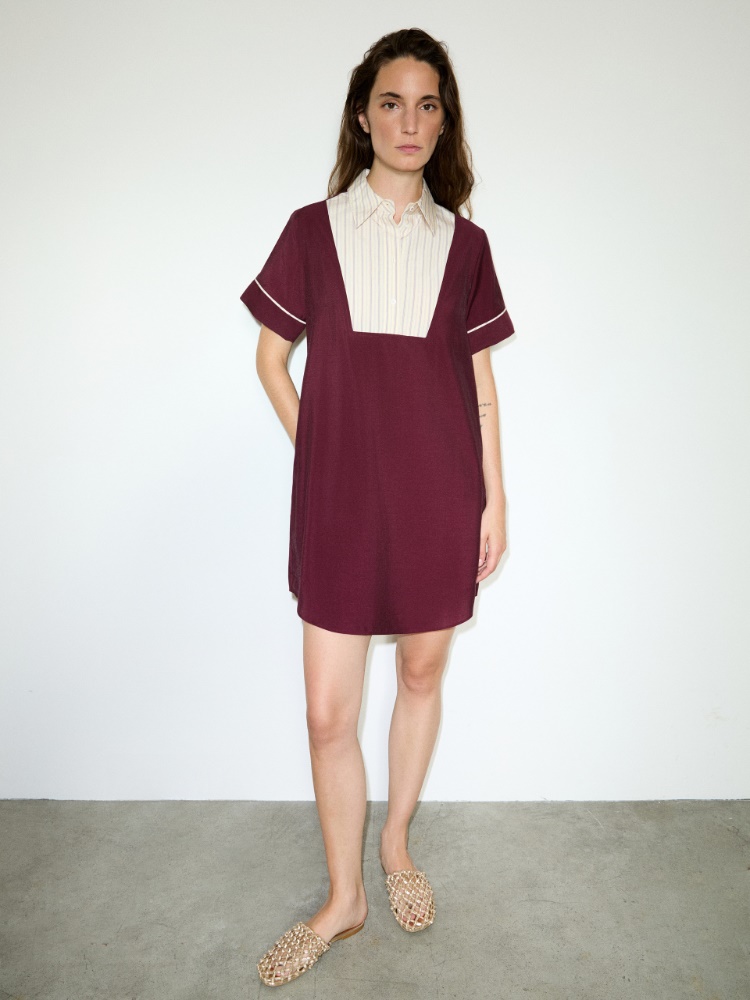 Abito con plastron a contrasto - MAX&Co.