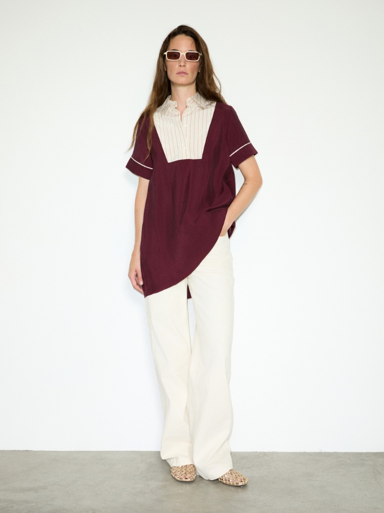 Abito con plastron a contrasto - MAX&Co. - 4