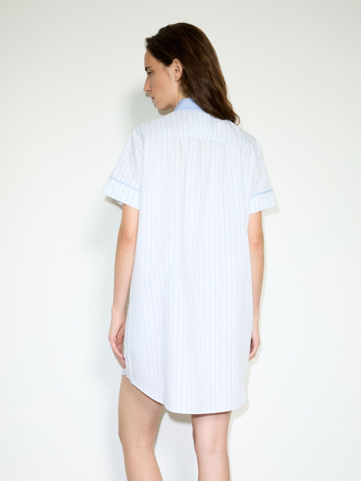 Contrast-placket dress - DEEP BLUE - MAX&Co. - 2