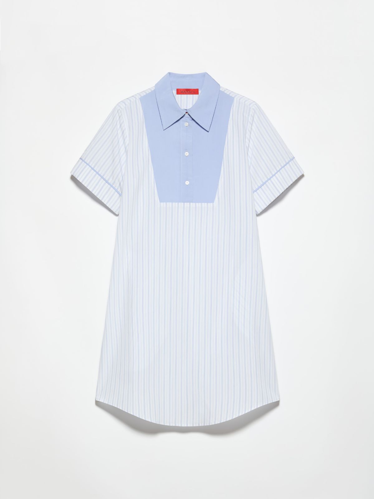 Contrast-placket dress - DEEP BLUE - MAX&Co. - 5