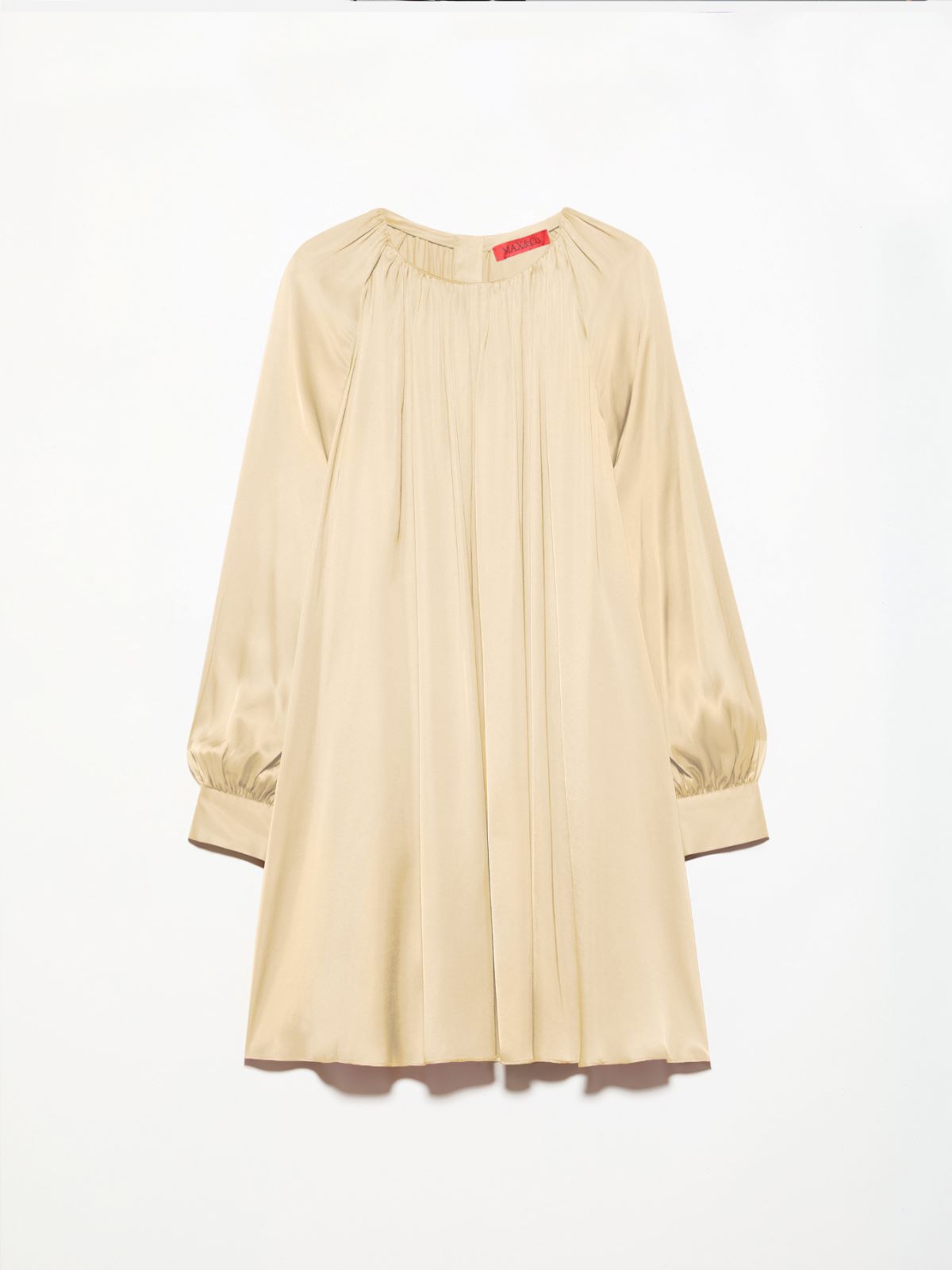 A-line satin dress - GOLD - MAX&Co. - 6