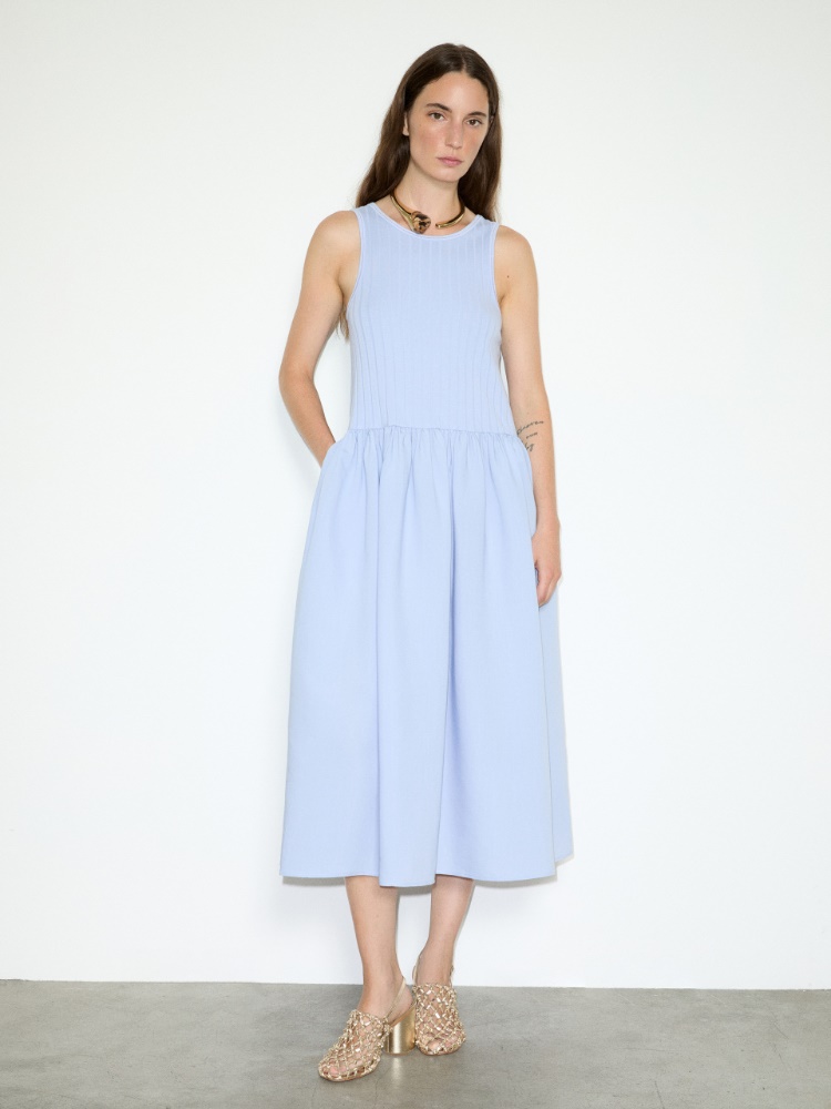 Jersey and fabric midi dress - MAX&Co. - 5