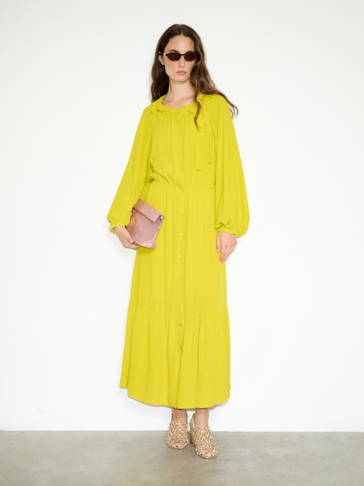 Crêpe de Chine shirt dress - MAX&Co. - 6