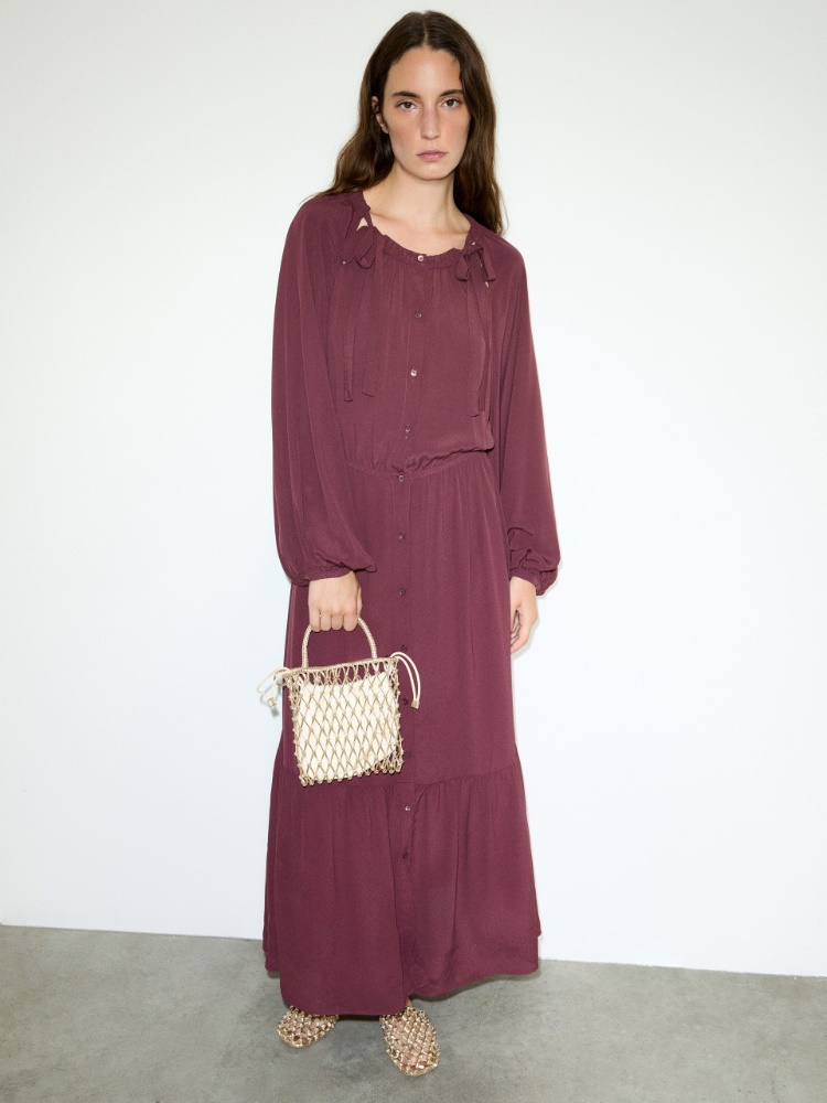 Crêpe de Chine shirt dress - MAX&Co.