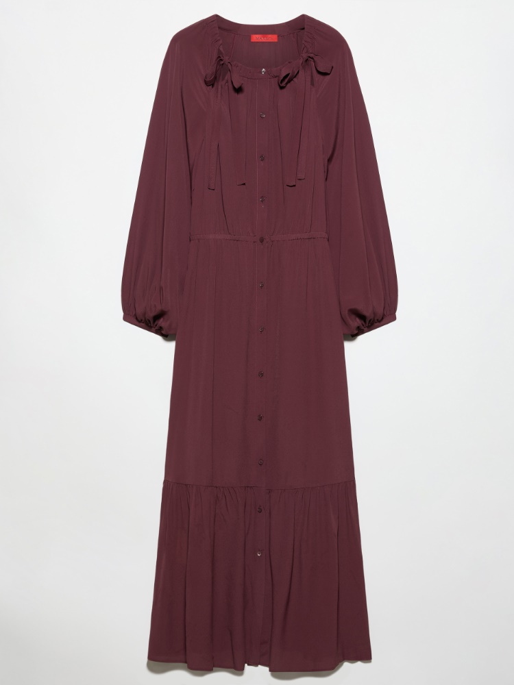 Crêpe de Chine shirt dress - MAX&Co. - 5