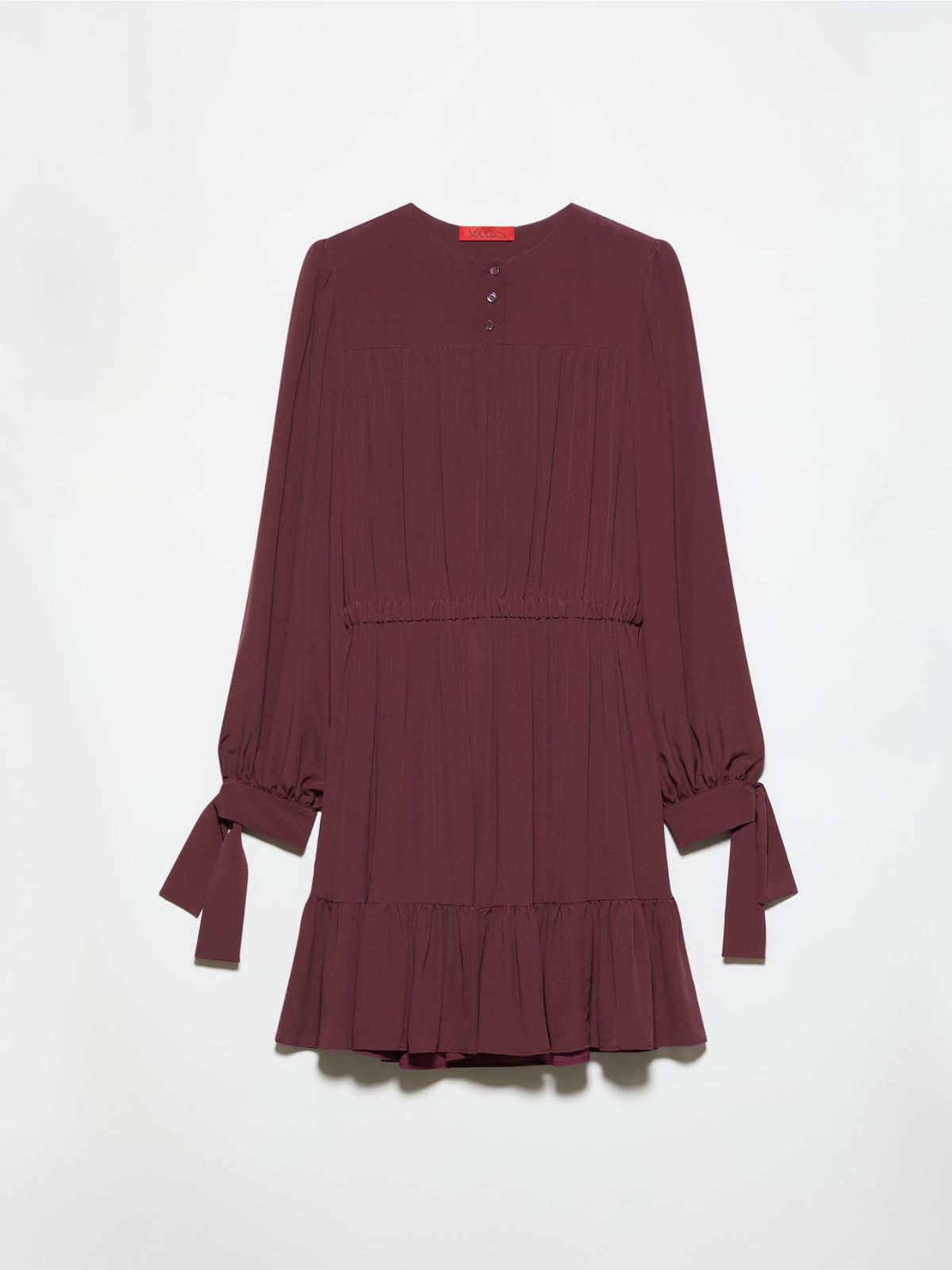 Crêpe de Chine dress - PLUM - MAX&Co. - 6