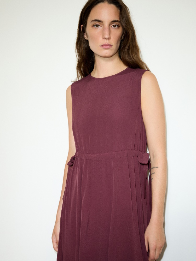 Crêpe de Chine midi dress - MAX&Co. - 3