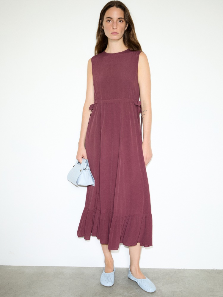 Crêpe de Chine midi dress - MAX&Co.