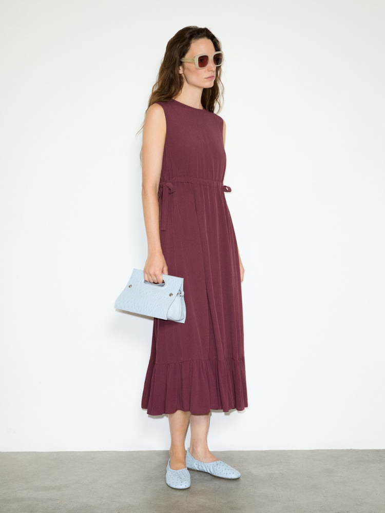 Crêpe de Chine midi dress - MAX&Co. - 4