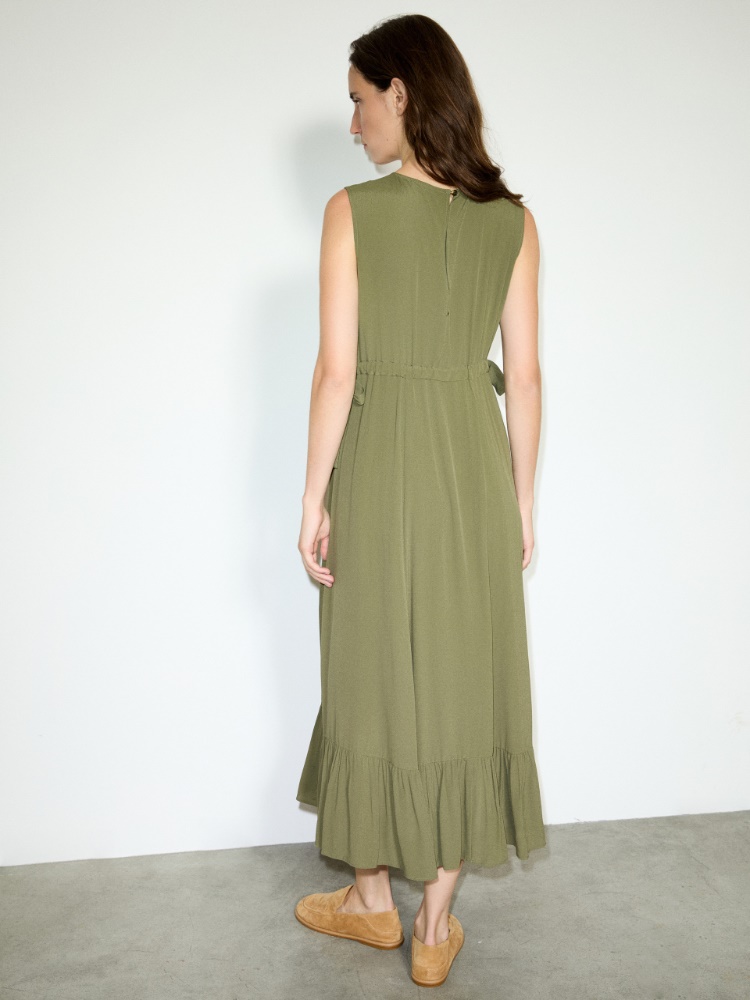 Crêpe de Chine midi dress - MAX&Co. - 2