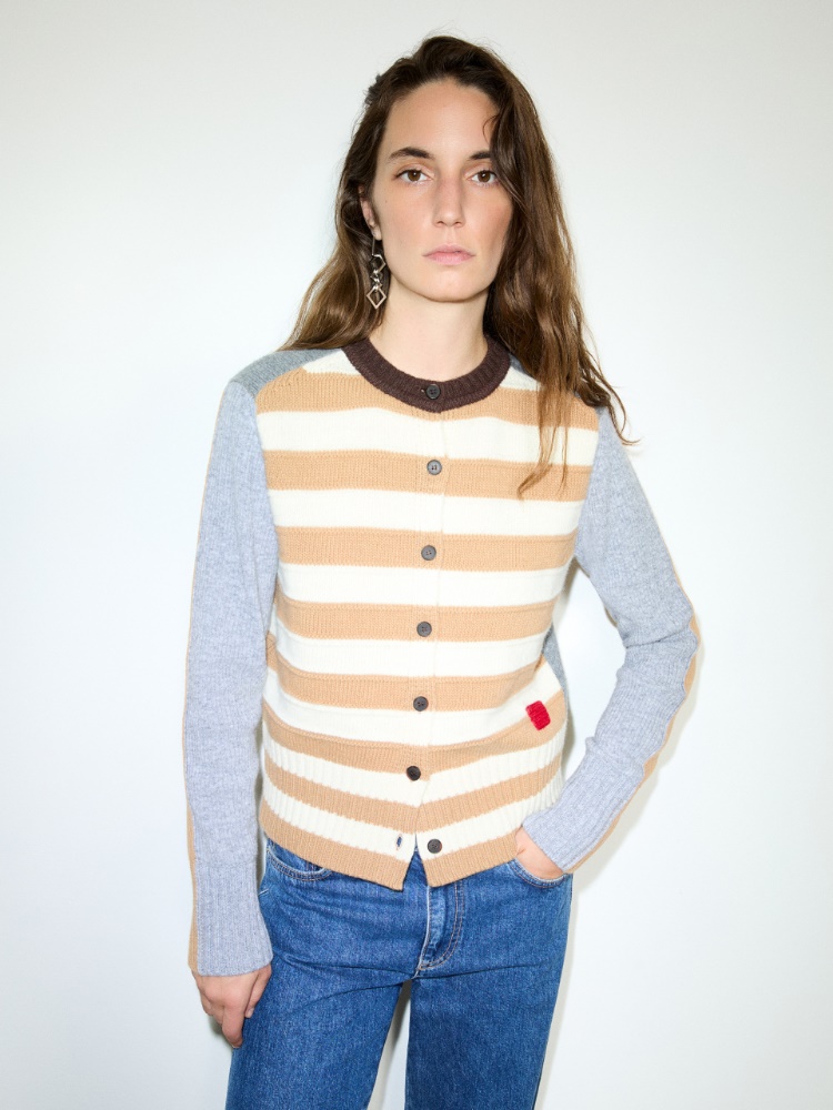 Pure wool patchwork cardigan - MAX&Co.