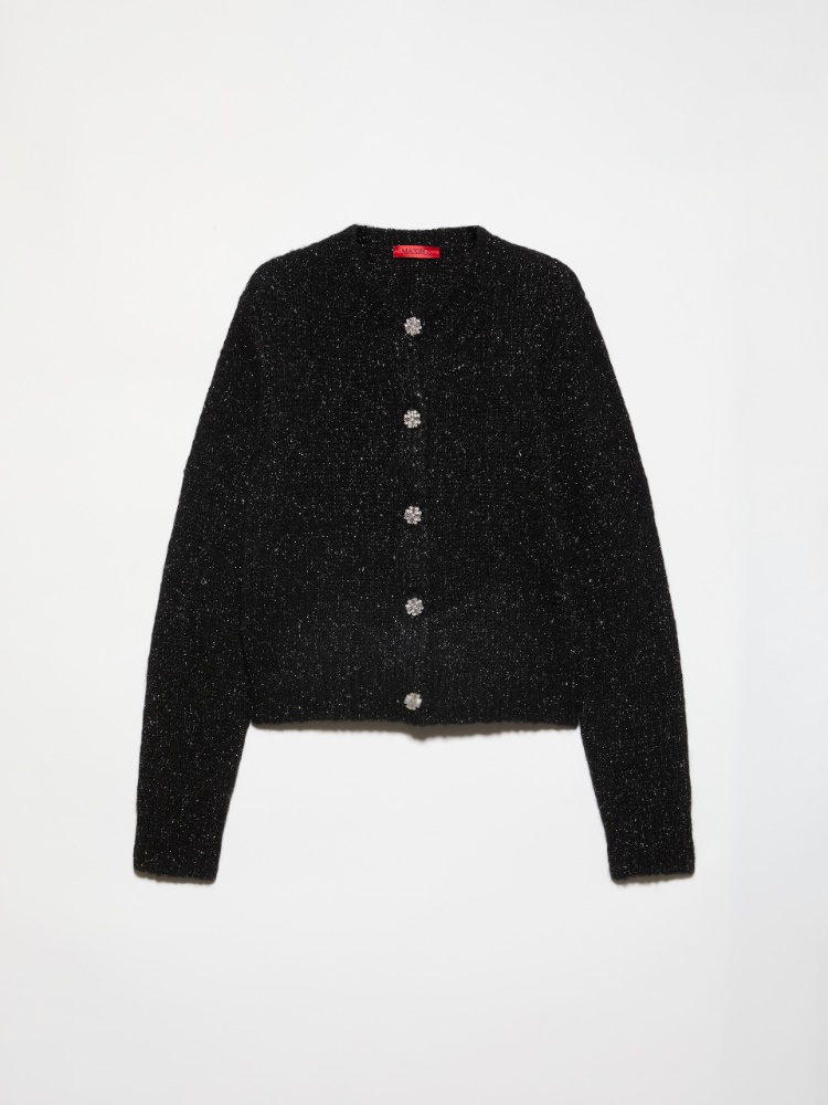 Lamé cardigan with jewelled buttons - MAX&Co. - 5