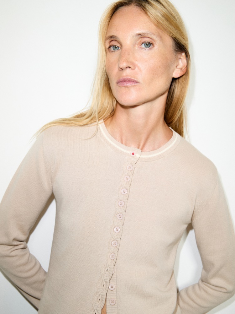 Cardigan à motif de torsades - MAX&Co. - 3