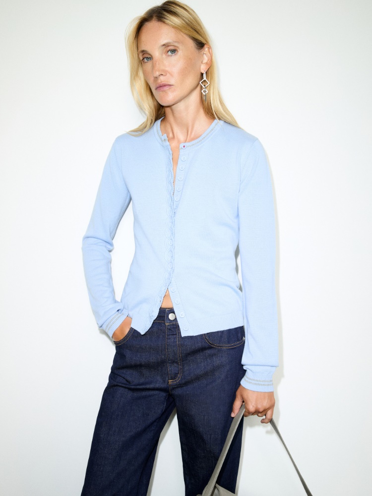 Cardigan à motif de torsades - MAX&Co.