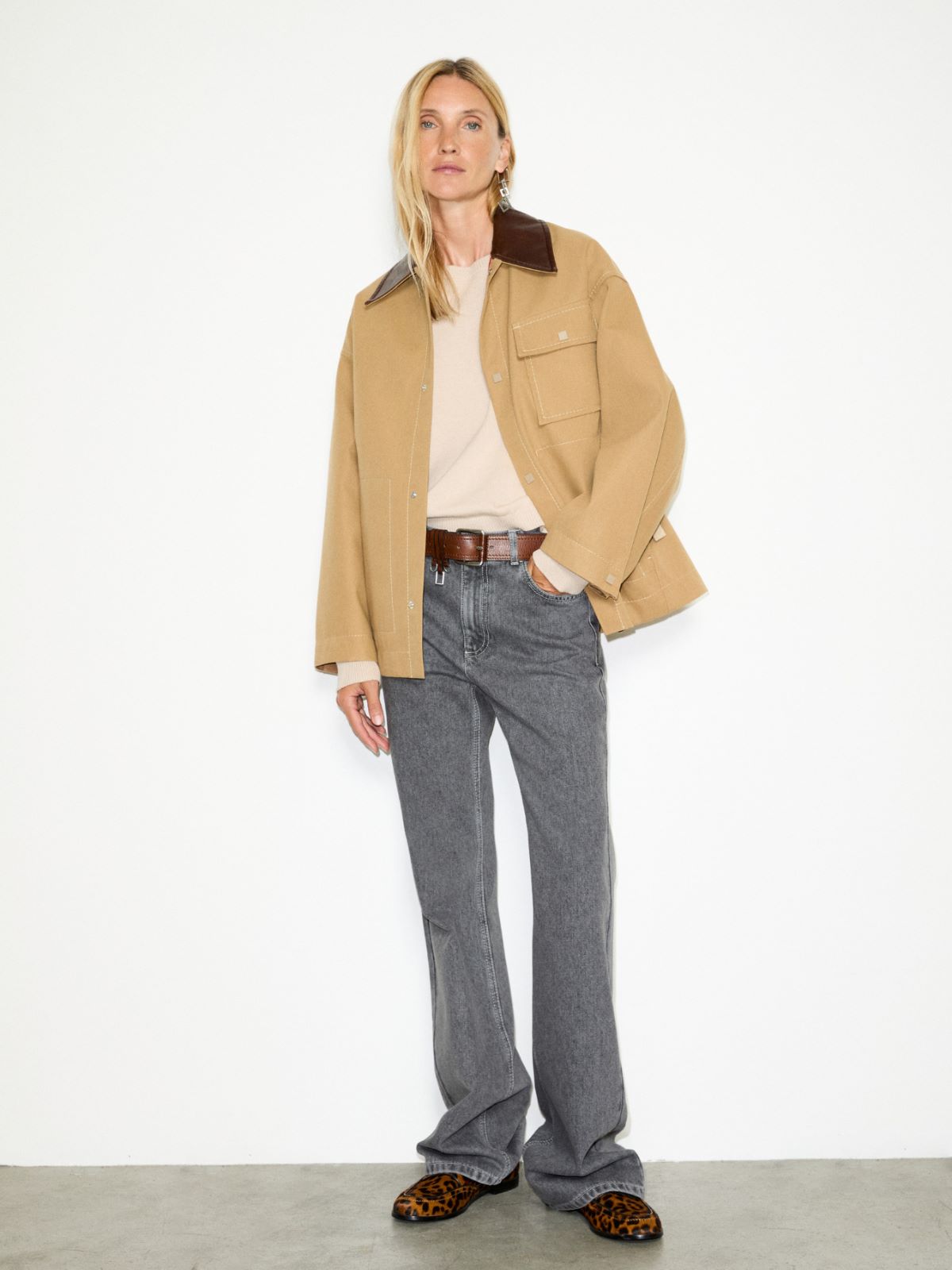 Pull à détails tressés - BEIGE - MAX&Co. - 4