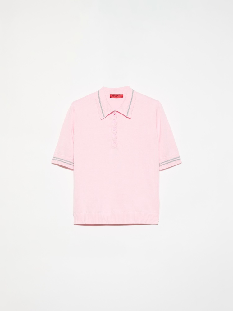 Polo con dettaglio a treccia - ROSA - MAX&Co. - 6