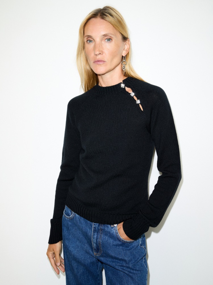 Pull slim à boutons bijou - MAX&Co.
