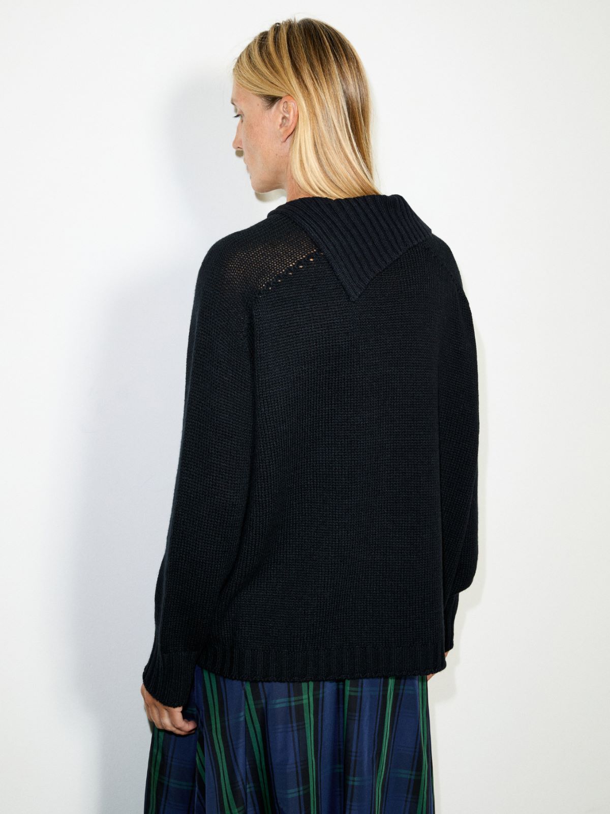 Bijou-button jumper - BLACK - MAX&Co. - 2