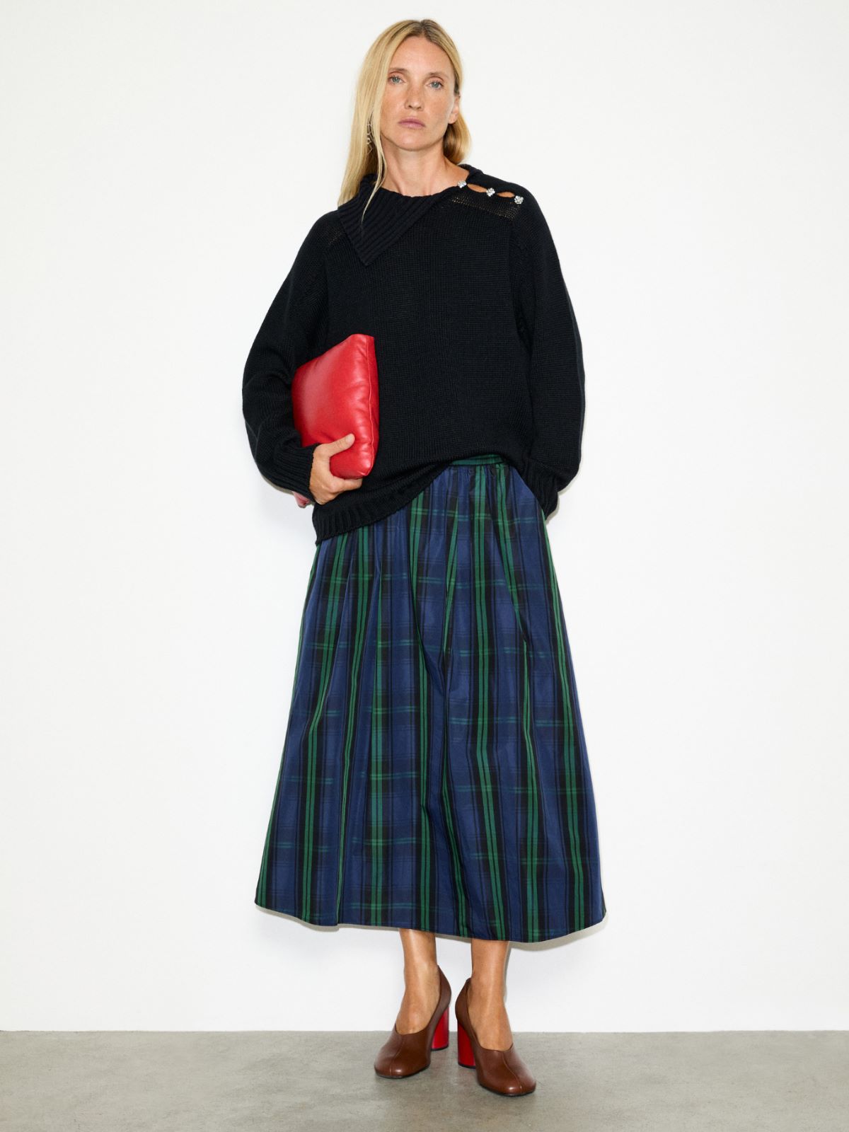 Bijou-button jumper - BLACK - MAX&Co. - 4