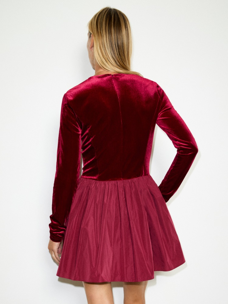 Mini-robe en jersey et taffetas - MAX&Co. - 2