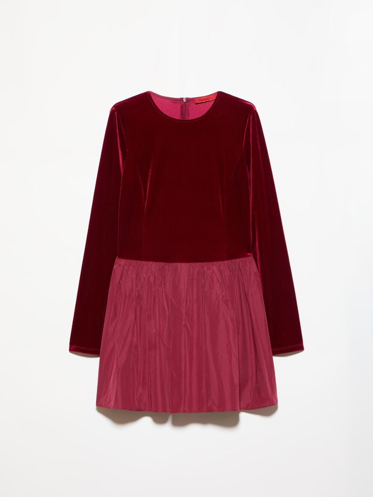 Mini-robe en jersey et taffetas - MOUT DE RAISIN - MAX&Co. - 5