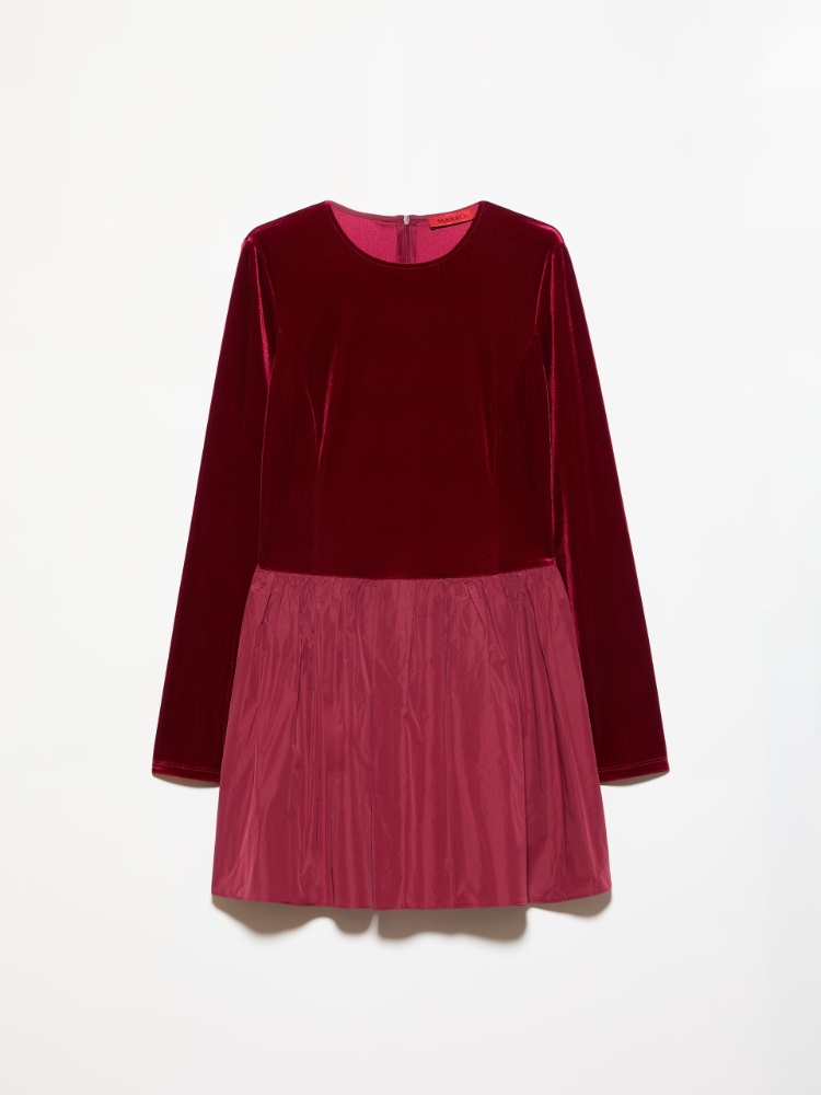 Mini-robe en jersey et taffetas - MAX&Co. - 5