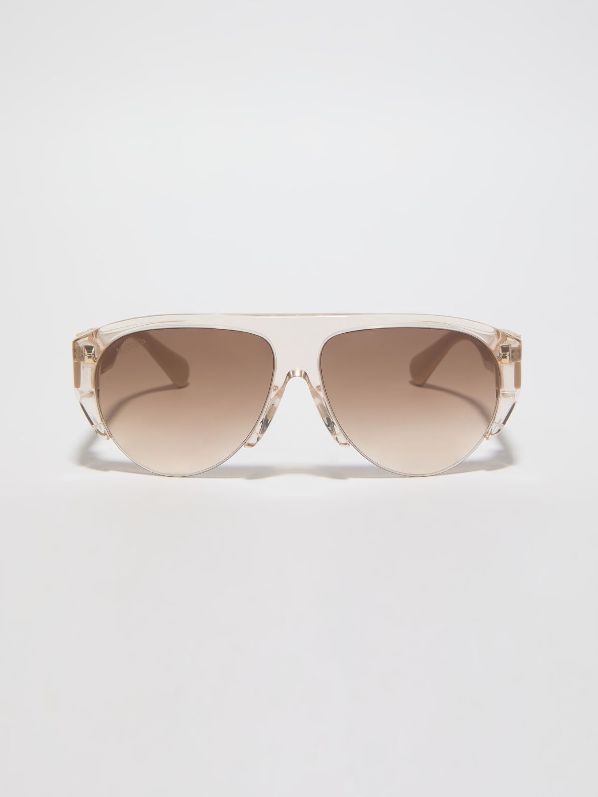 Pilotenbrille aus Acetat - BEIGE - MAX&Co.